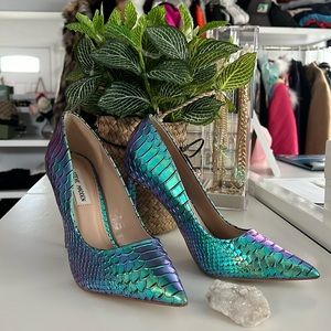 Steve Madden mermaid stiletto pump heels like new condition size 8